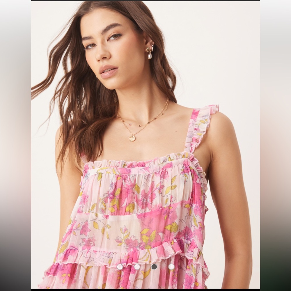 free people Moon Phase Printed Midi Dress - Picture 3 of 7